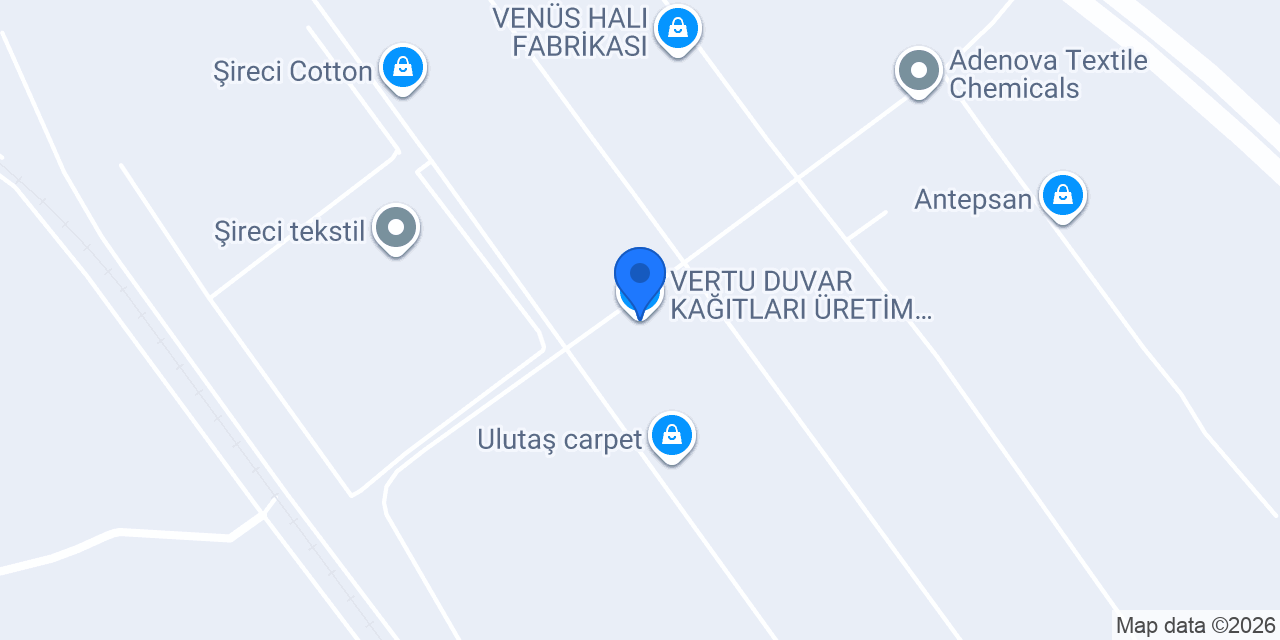 VERTU DUVAR KAĞITLARI ÜRETİM A.Ş. konumu