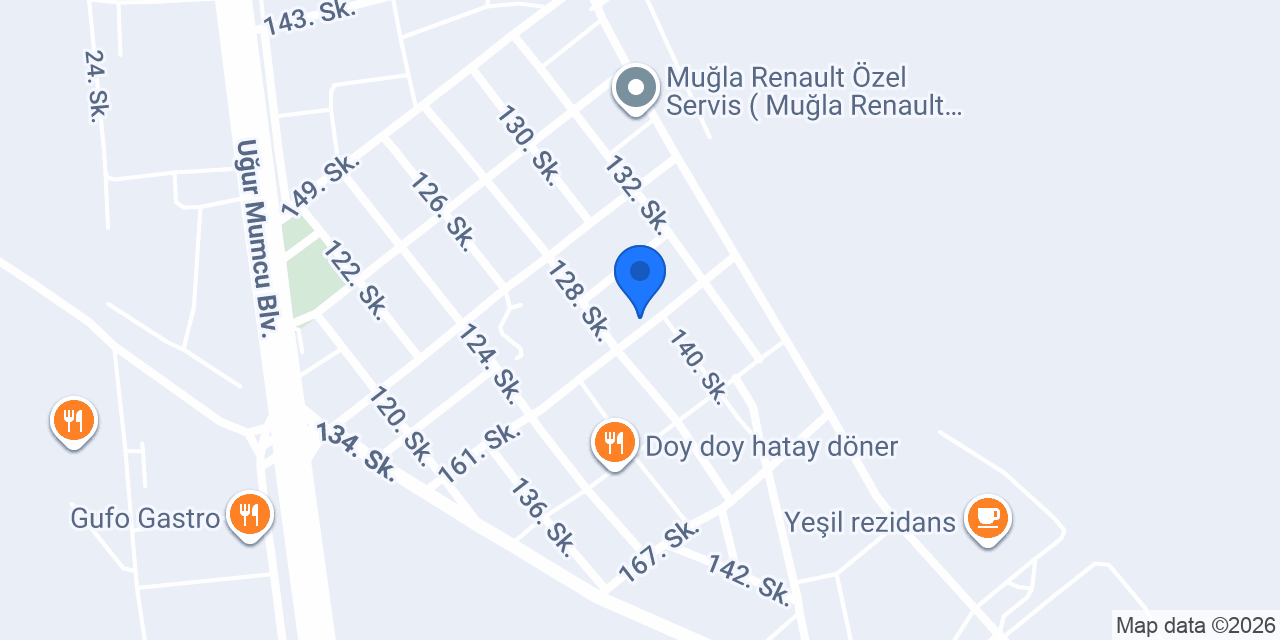 Önder Oto Cam konumu