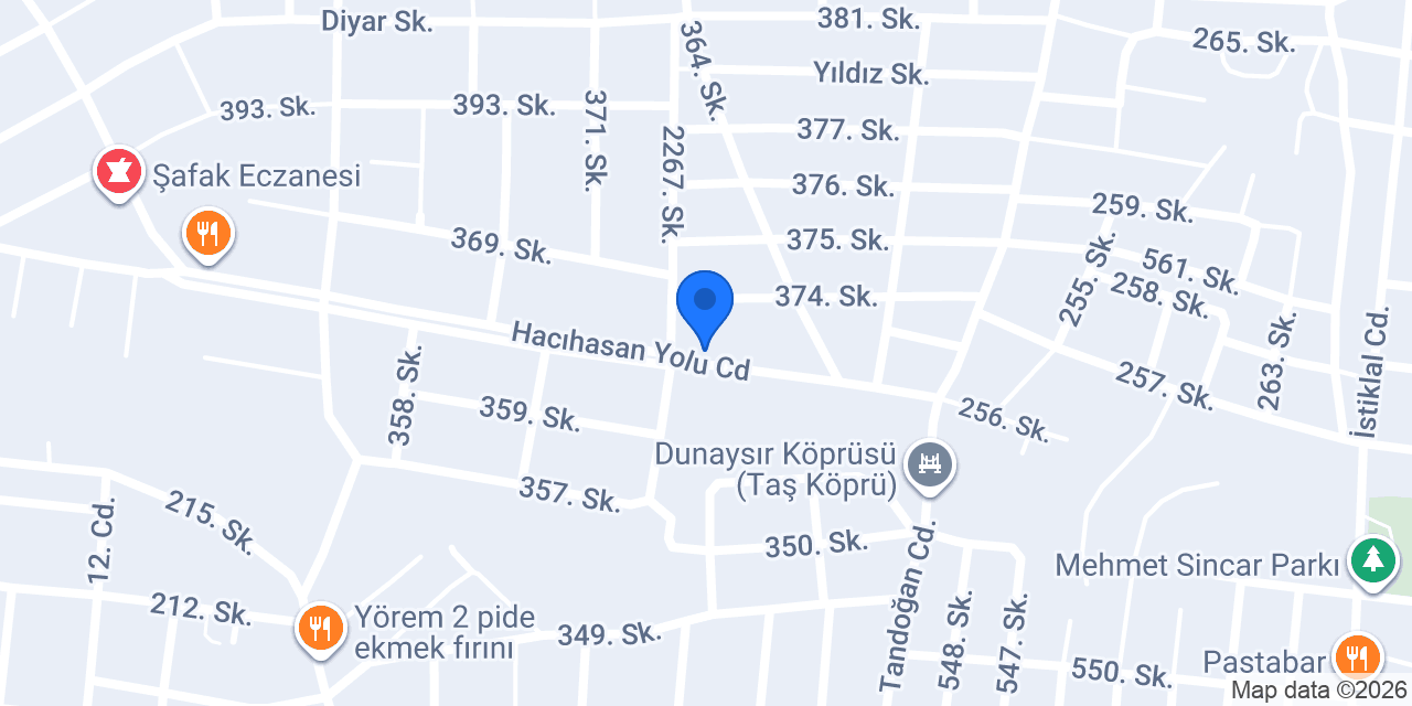 Ozan Sıhhi Tesisat konumu