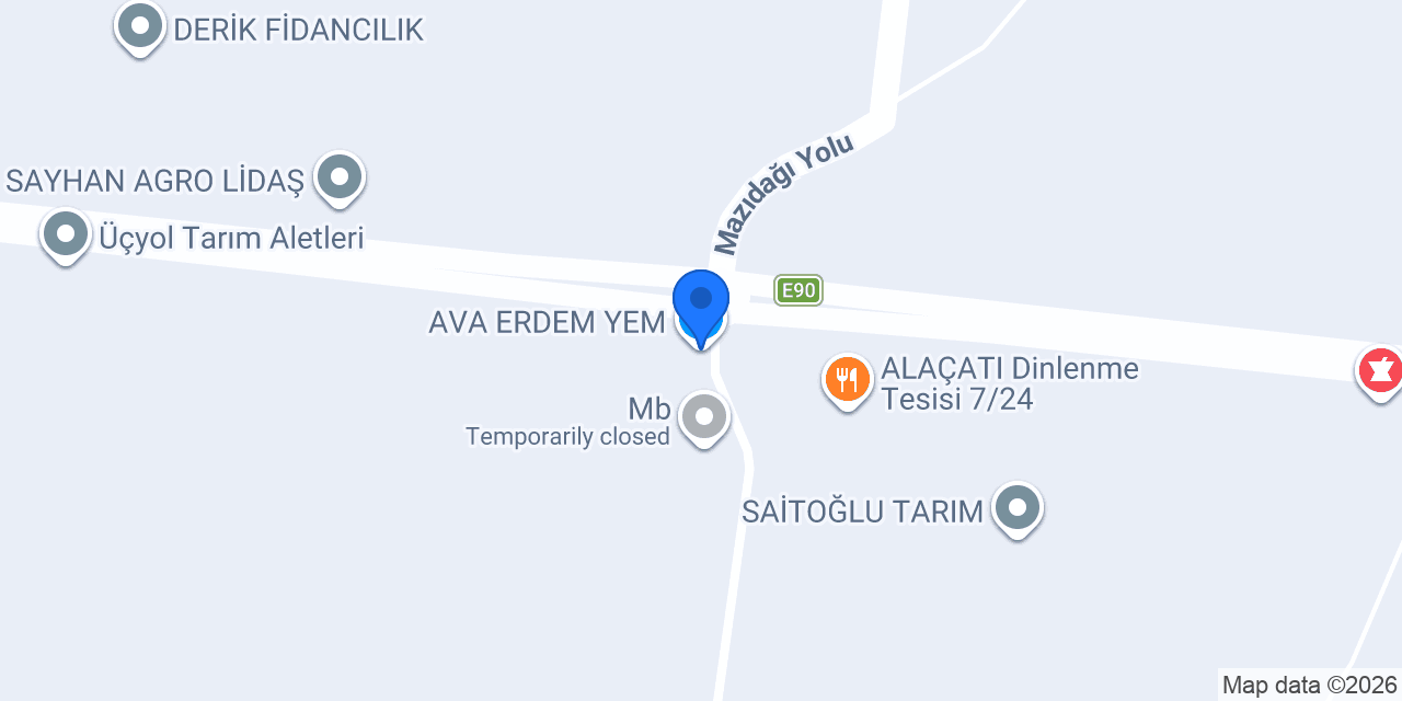 AVA ERDEM YEM konumu