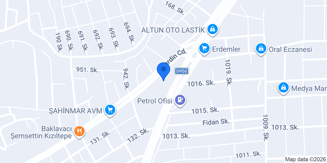 Ekomini Üçyol konumu