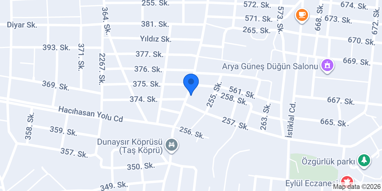 Serhat Market konumu