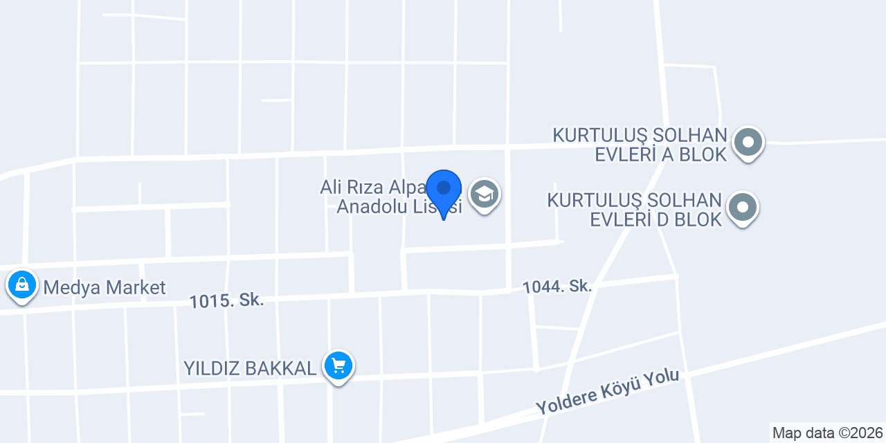Turgut Özal Orta Okulu konumu