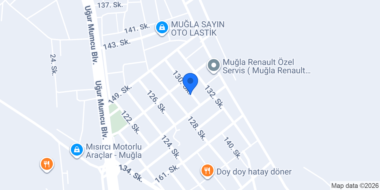 Muğla USS Cam Balkon konumu