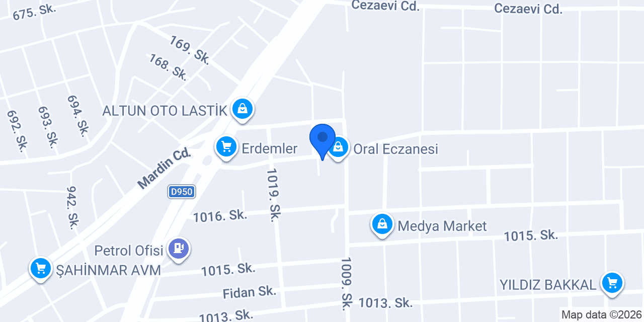 Roza Eczanesi konumu