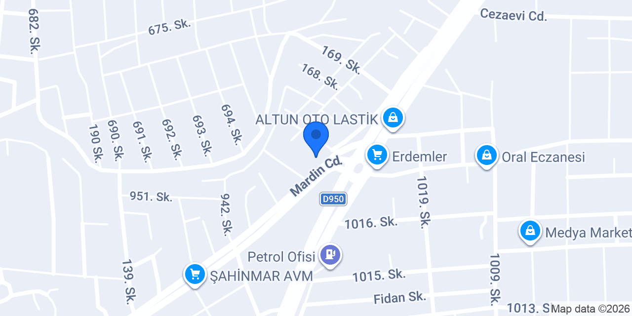 Öz Güven Mermer konumu