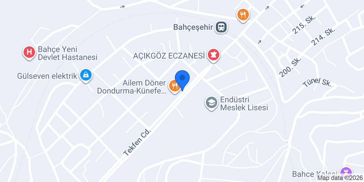 YENİGÜN CAFE&RESTAURANT konumu