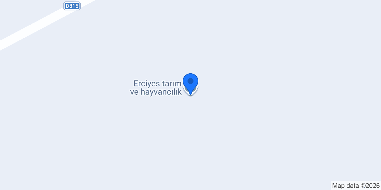 Erciyes tarım ve hayvancılık konumu