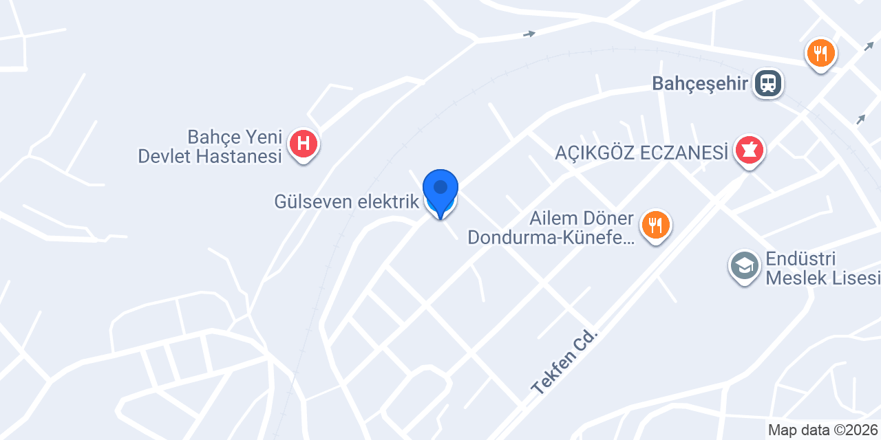 Gülseven elektrik konumu