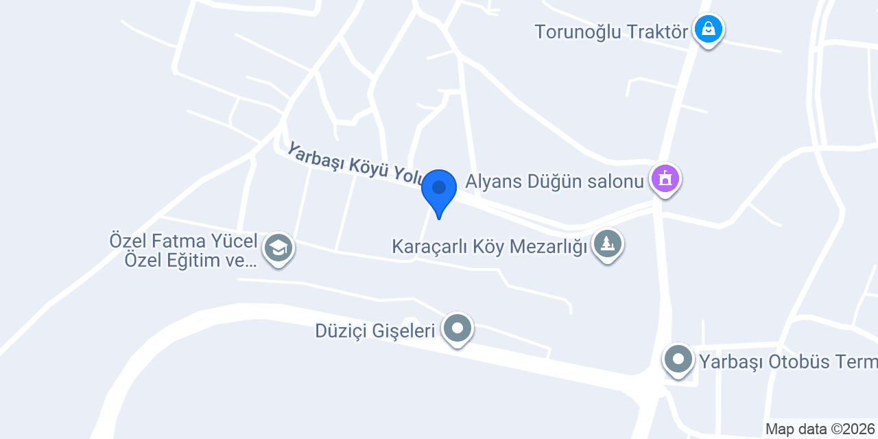 Karaçarlı İlkokulu konumu