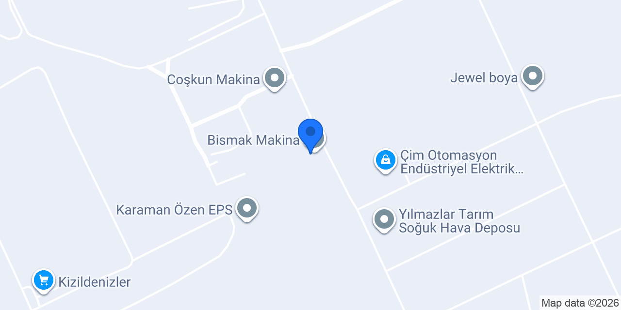 Bismak Makina konumu