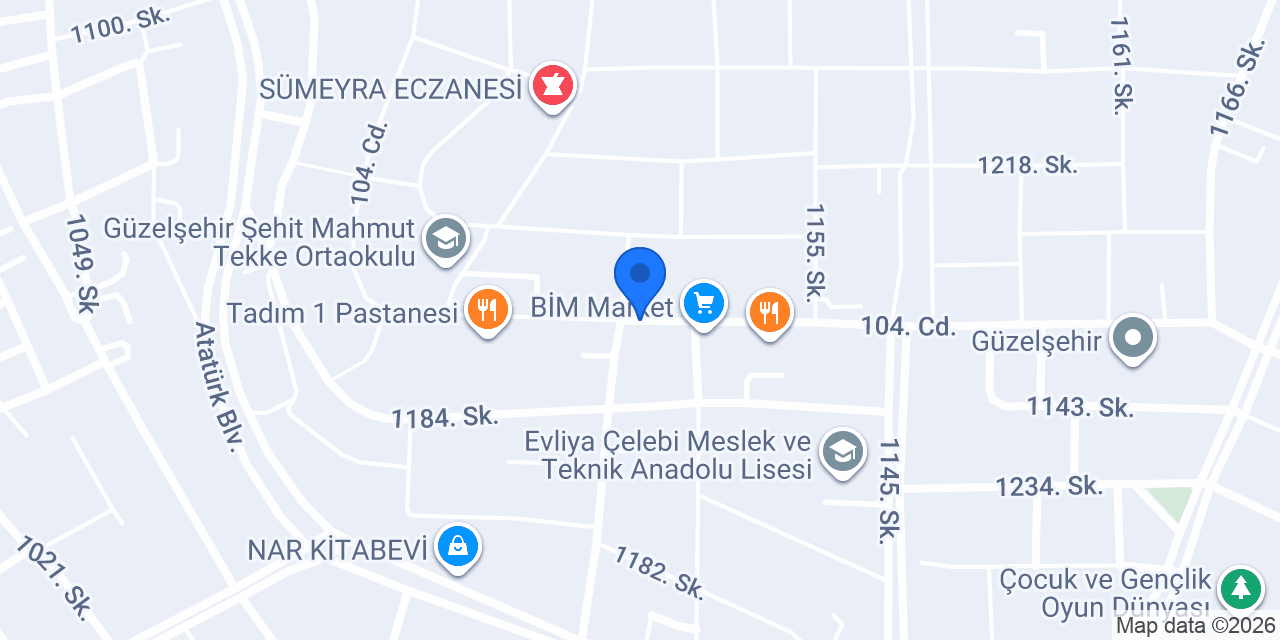 Rose İç Mimarlık - Urfa İç Mimarlık konumu