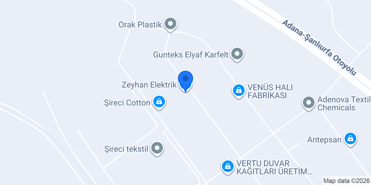 Zeyhan Elektrik konumu