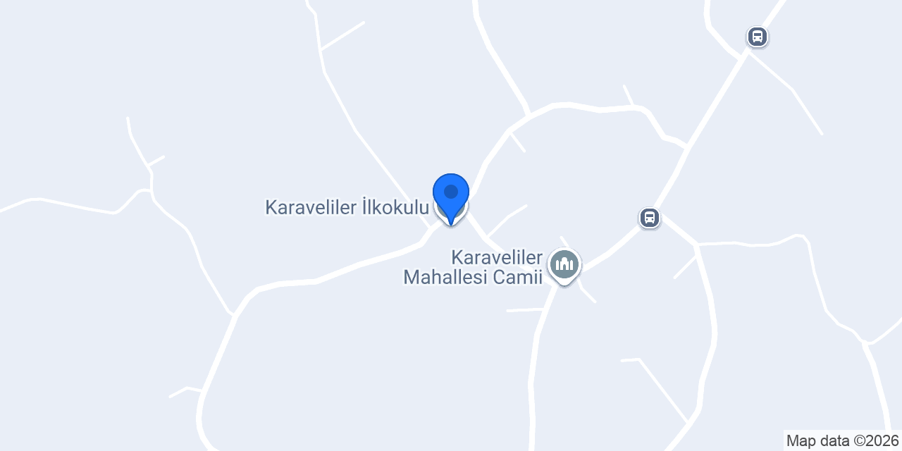 Karaveliler İlkokulu konumu