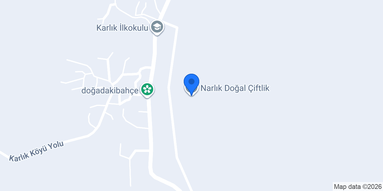 Narlık Doğal Çiftlik konumu