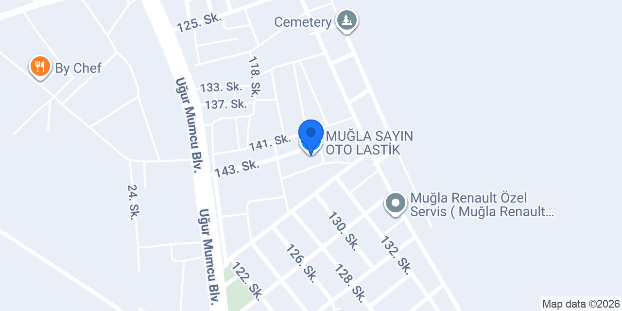 MUĞLA SAYIN OTO LASTİK konumu