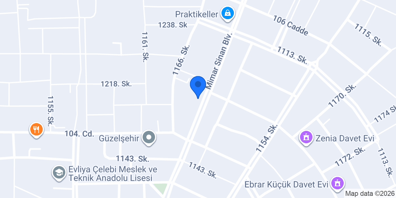 Şanlıurfa Birtat pasta&cafe konumu