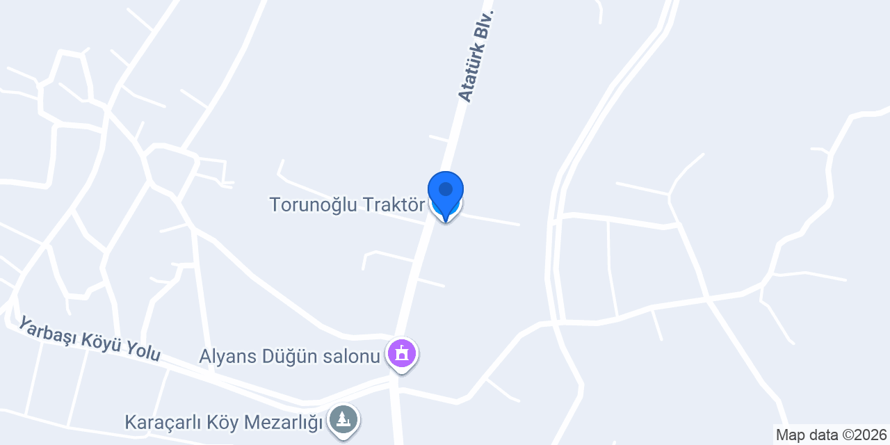 Torunoğlu Traktör konumu