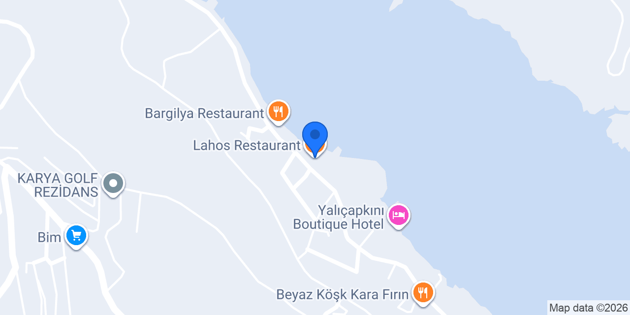 Lahos Restaurant konumu