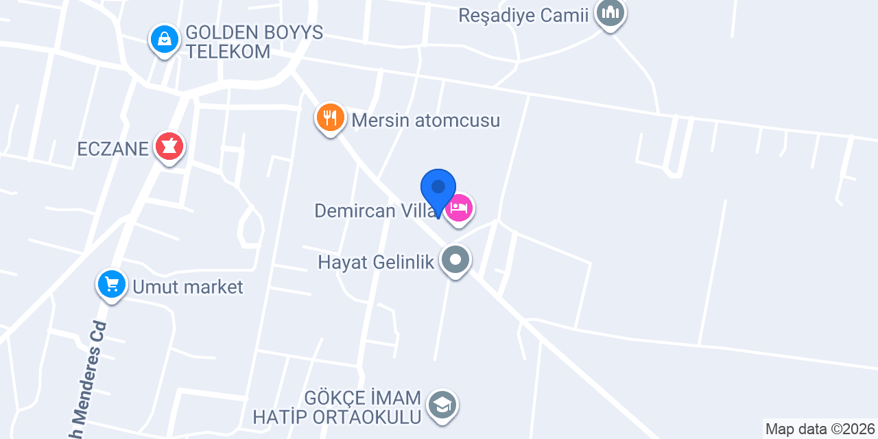 Demircan Malikanesi konumu
