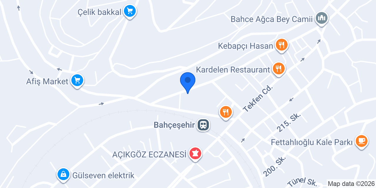 Bahçem Tekel Büfe&Bayii konumu