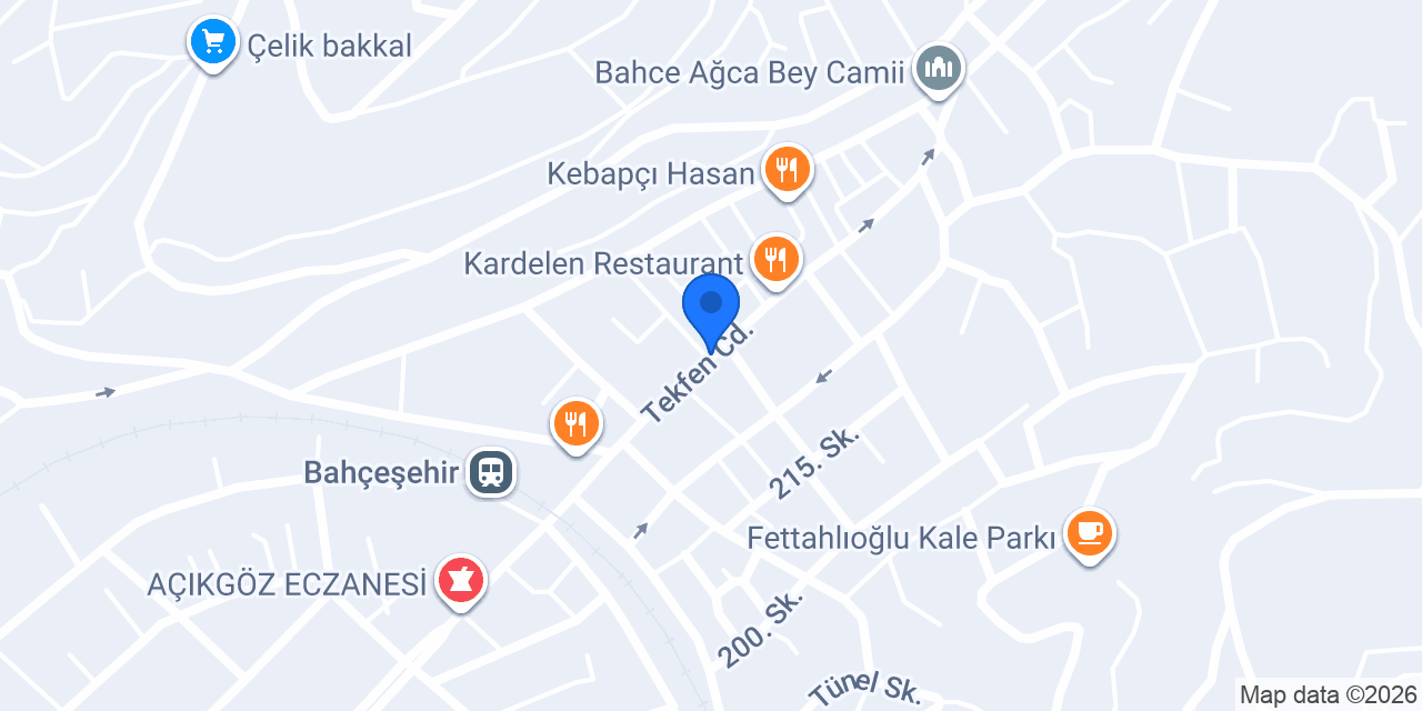 Çiçek Bahçesi konumu