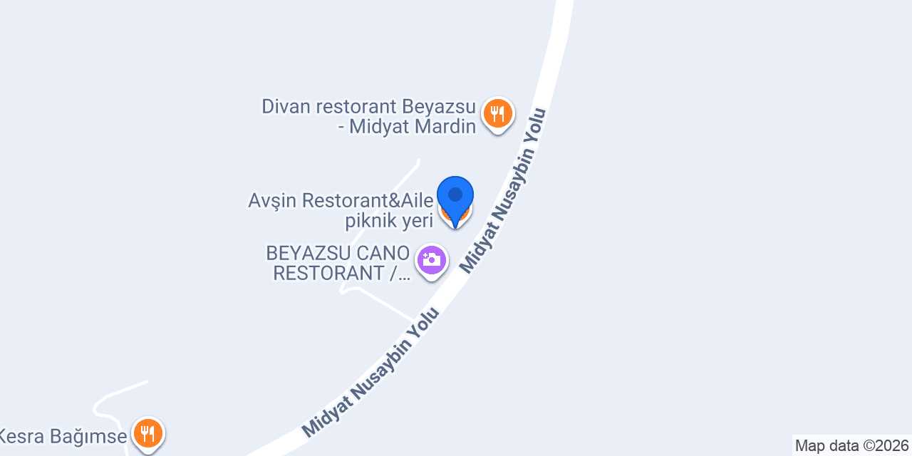 Avşin Restorant&Aile piknik yeri konumu