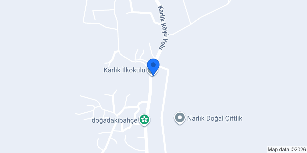Karlık İlkokulu konumu