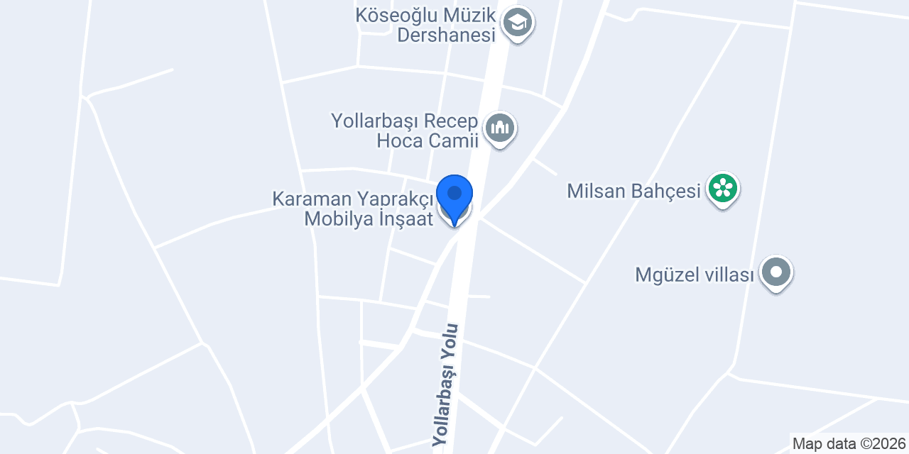 Karaman Yaprakçı Mobilya İnşaat konumu