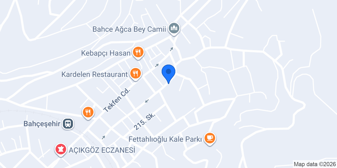 Hatay döner bahçe konumu
