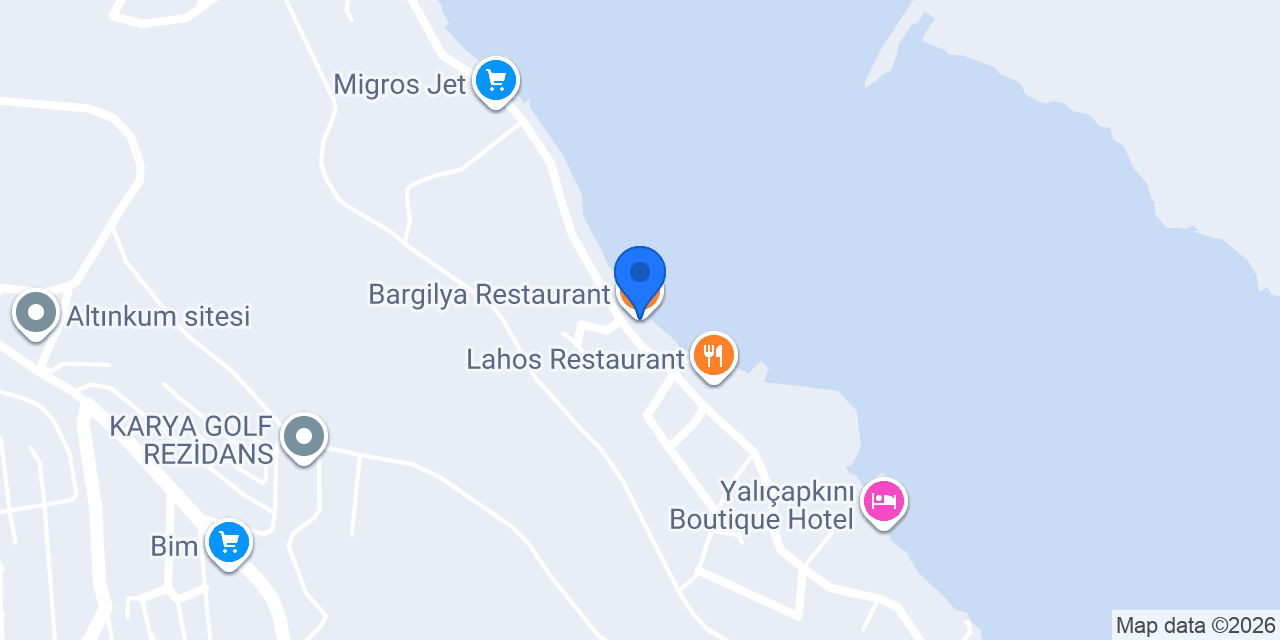 Bargilya Restaurant konumu