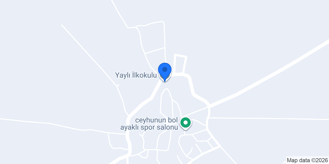 Yaylı İlkokulu konumu