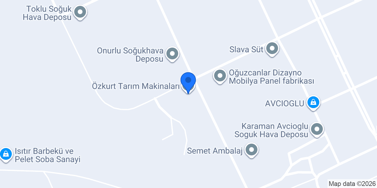Özkurt Tarım Makinaları konumu
