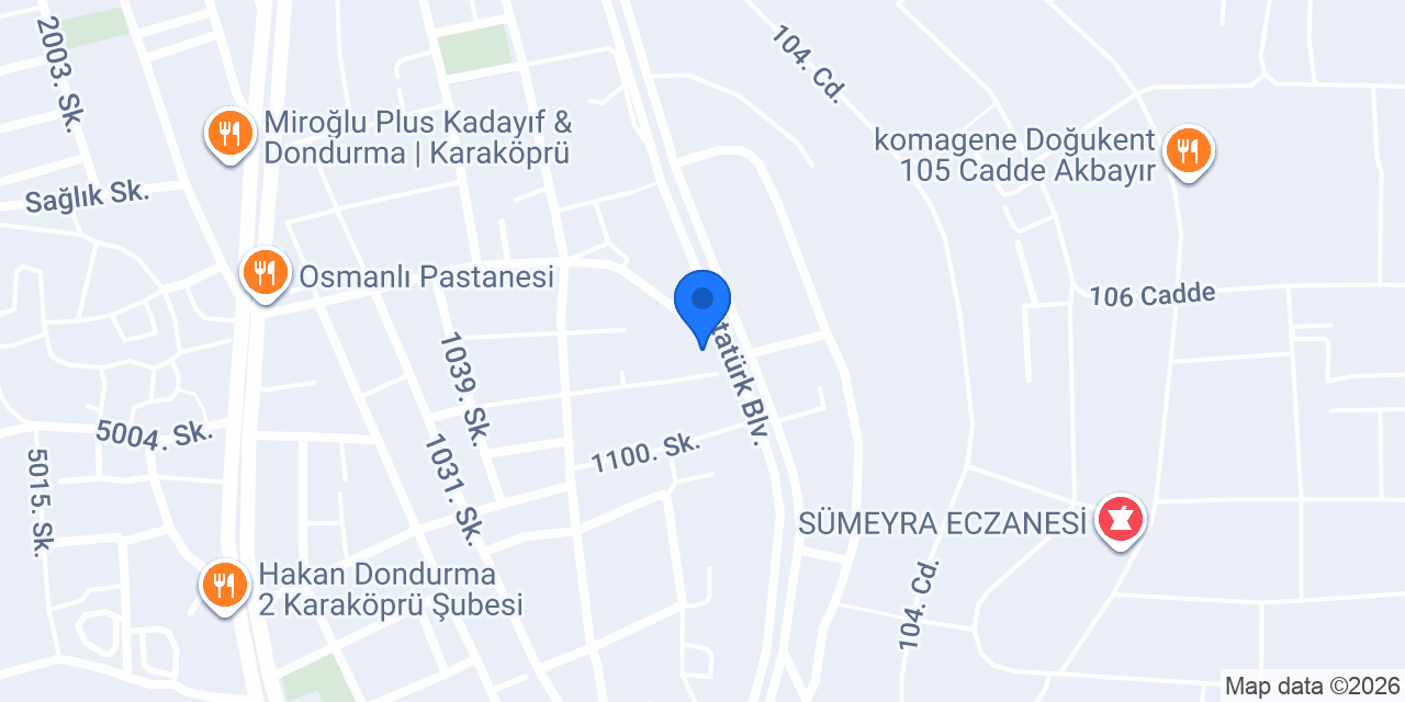 Akpolat Eczanesi konumu