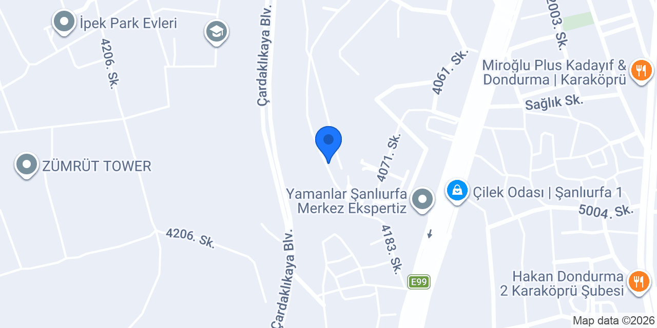 Karaköprü Servis konumu