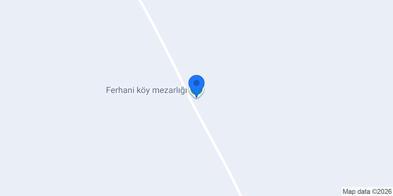 Ferhani köy mezarlığı konumu