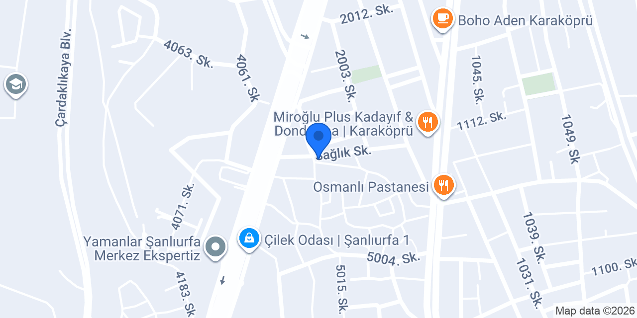 Şanlıurfa Acil Çilingir Anahtarcı konumu
