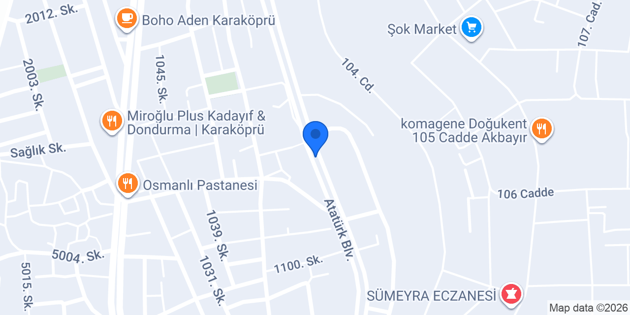 Mozaik Park Yapı | Botanik Evleri konumu