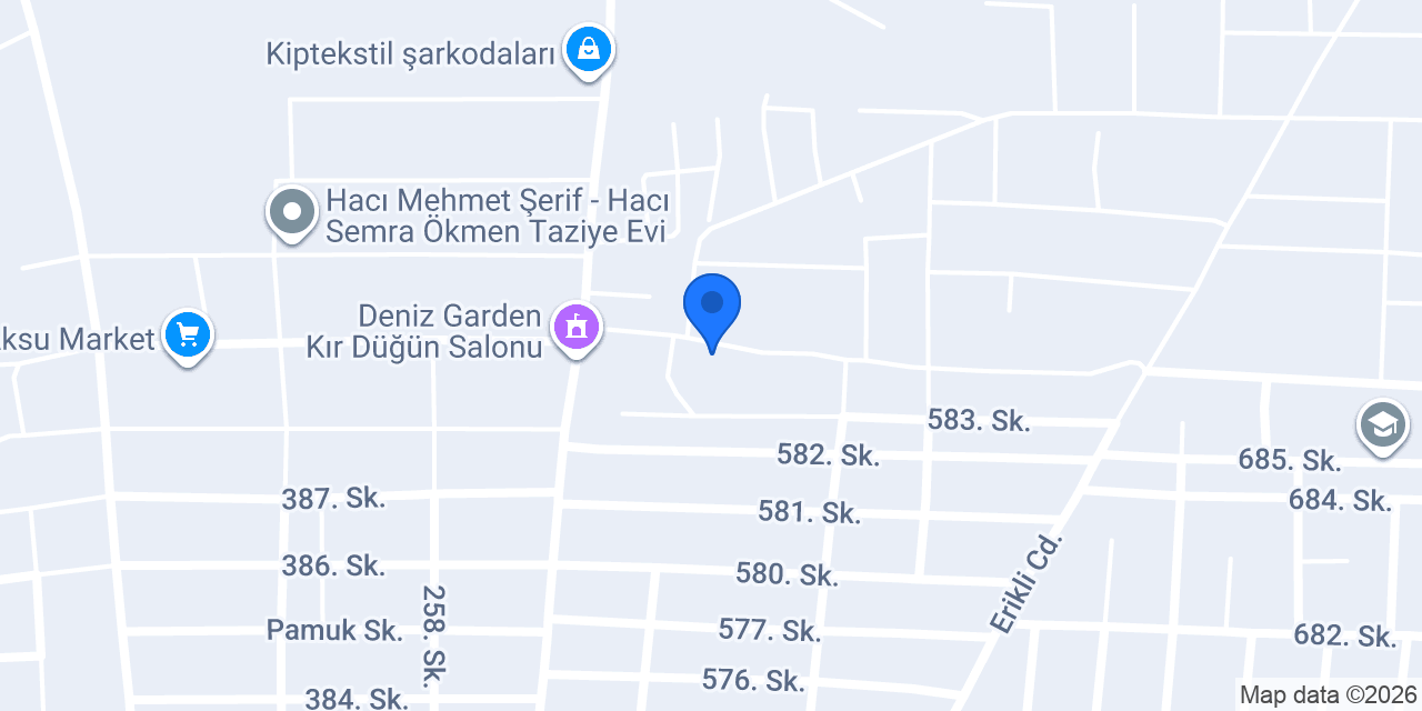 KALENDER HAFRİYAT konumu