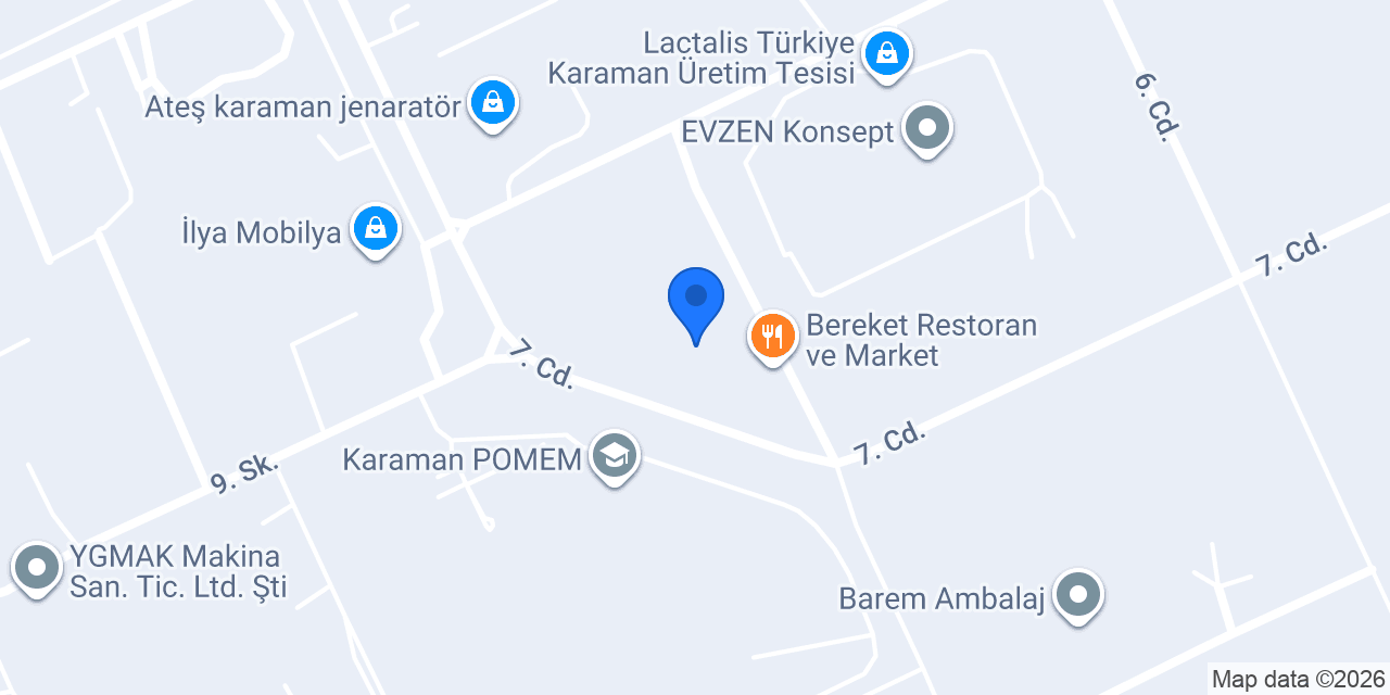 MEKSAN CNC konumu