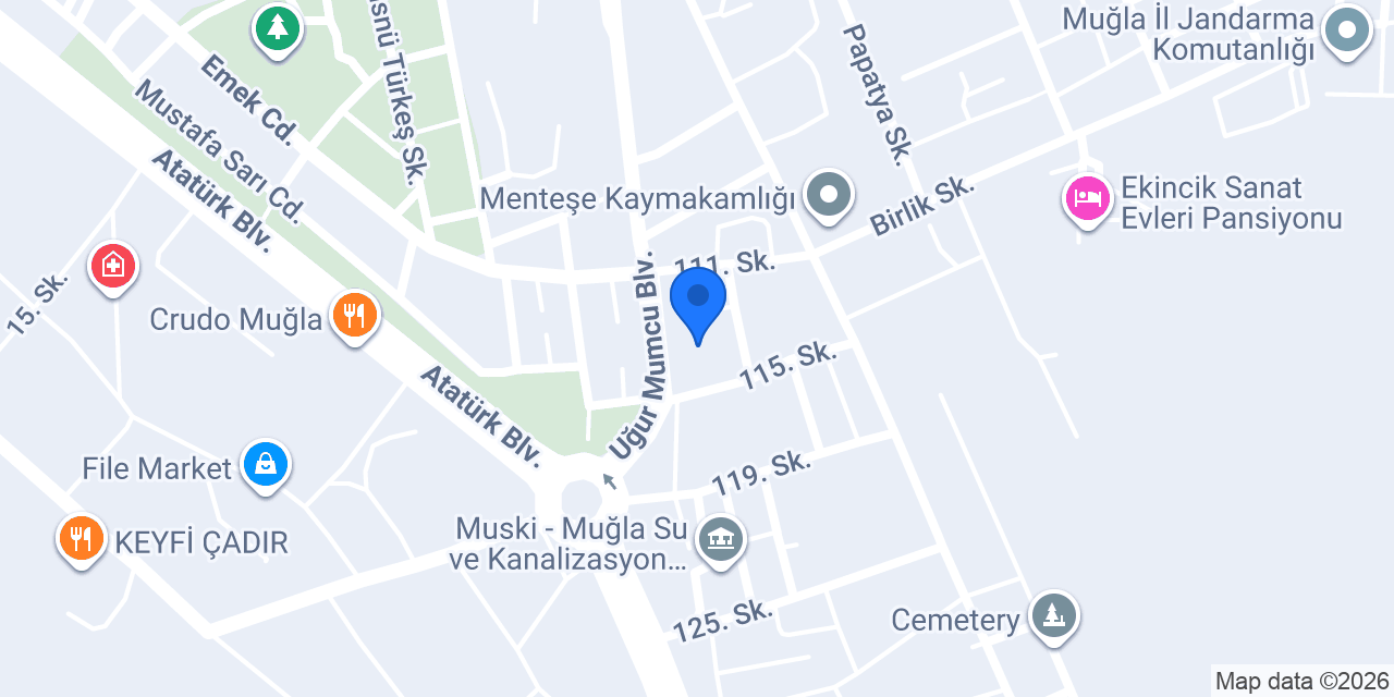 Ford Helvacıoğlu Muğla konumu