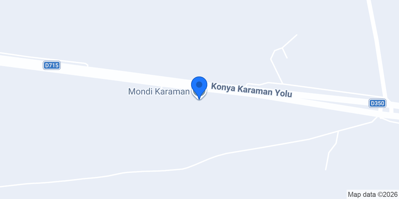 Mondi Karaman konumu