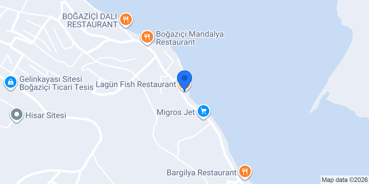 Lagün Fish Restaurant konumu