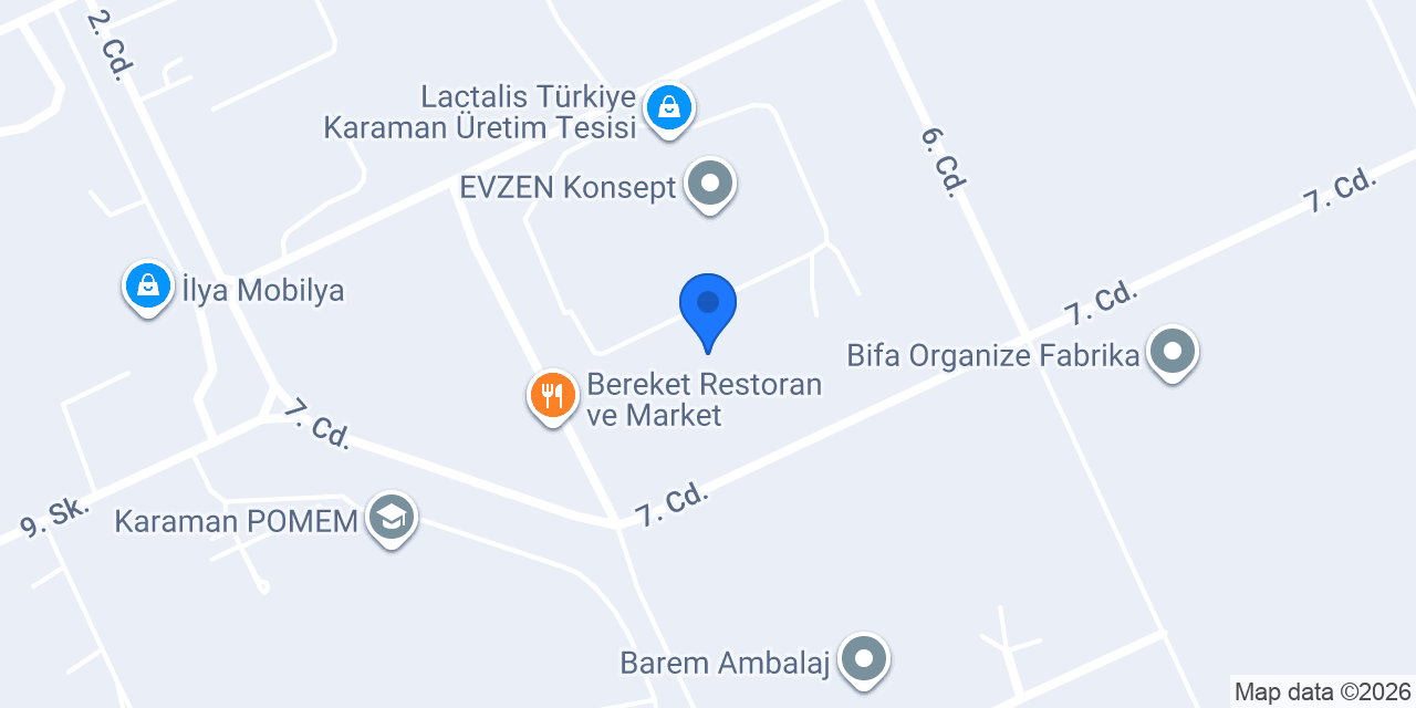Ayyıldız Makina konumu