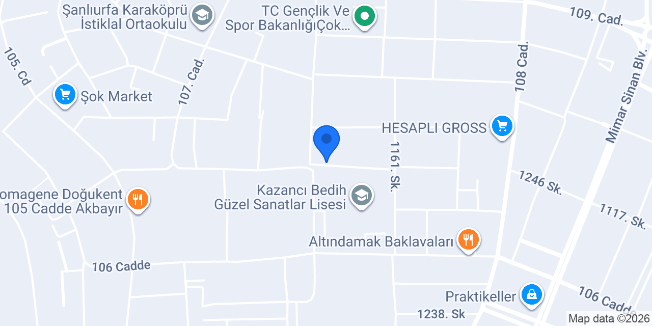 Güzelşehir Ortaokulu konumu