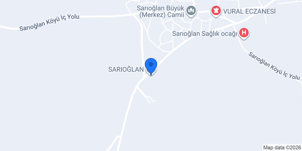 SARIOĞLAN konumu