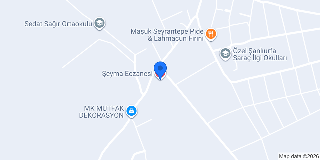 Şeyma Eczanesi konumu