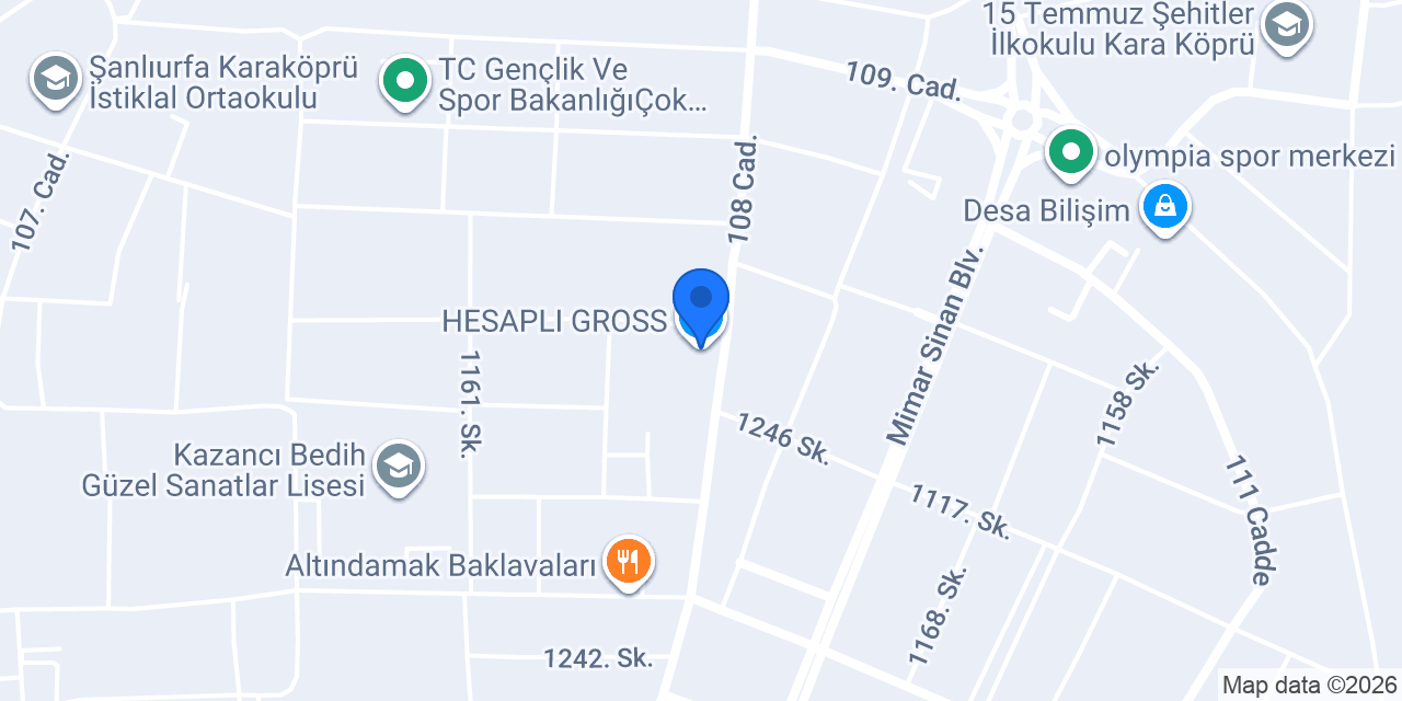 HESAPLI GROSS konumu