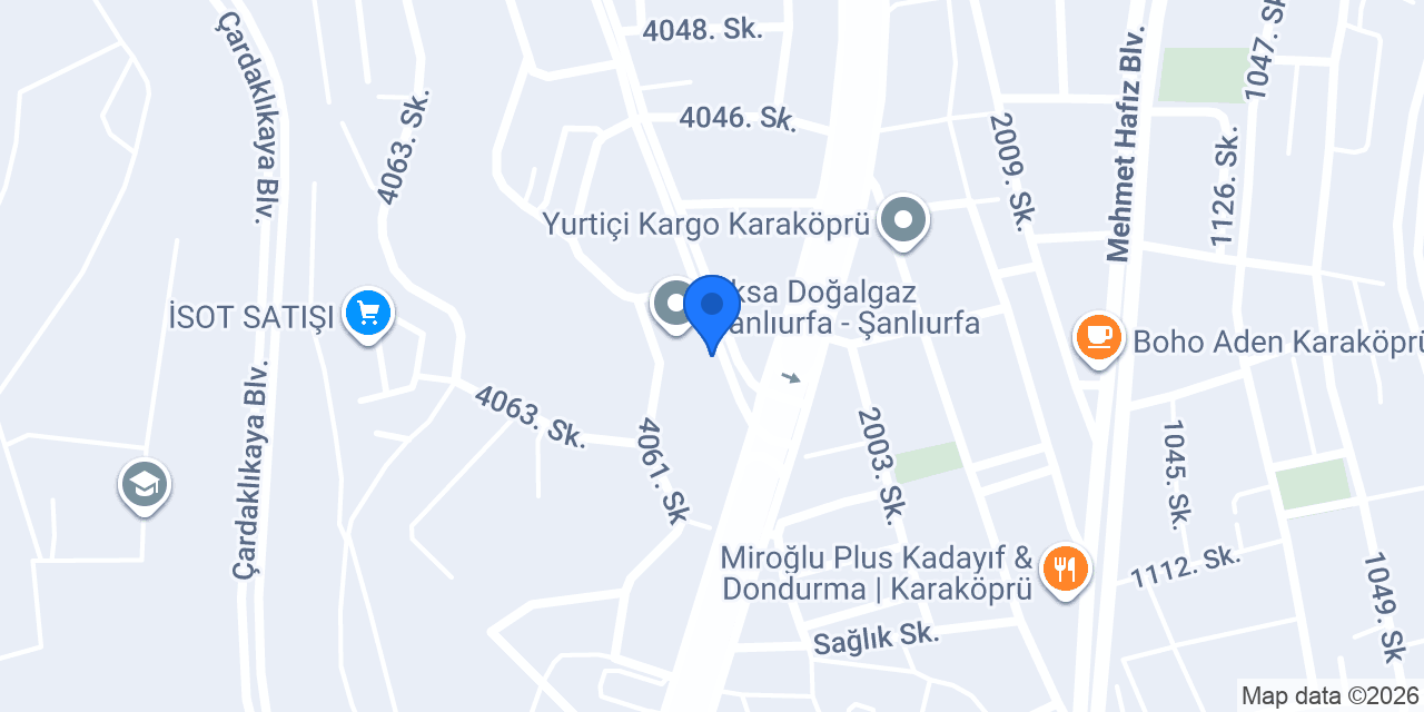 Karaköprü Meydan Taksi konumu
