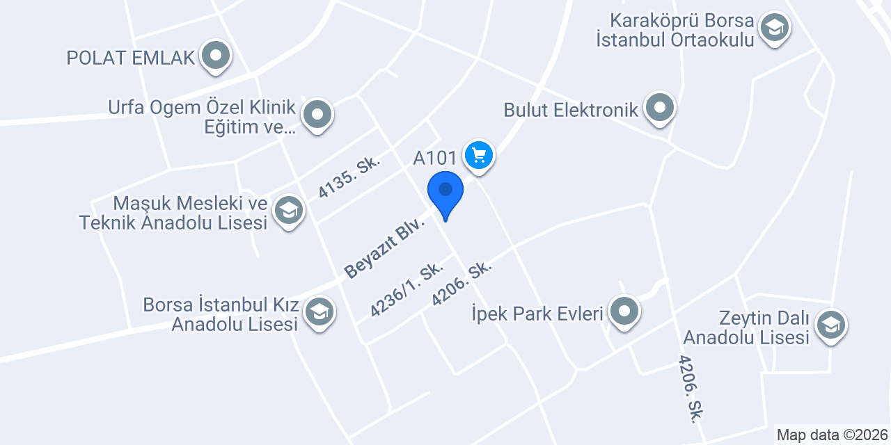 Karaköprü Batıkent taksi konumu